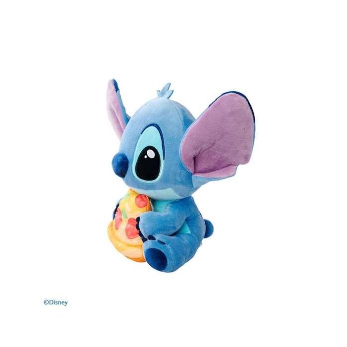 Peluche stitch con pizza, 25cm 1 Peluche stitch con pizza, 25cm 1