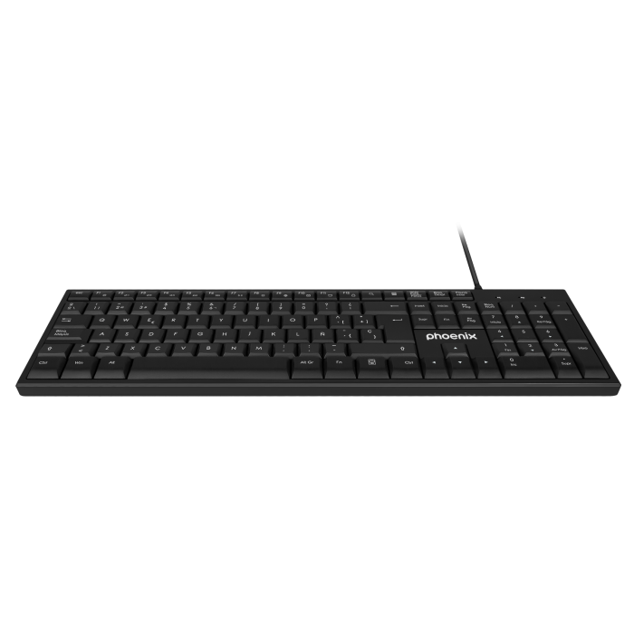 Phoenix K100 Teclado Multimedia Usb Negro 2 Phoenix K100 Teclado Multimedia Usb Negro 2