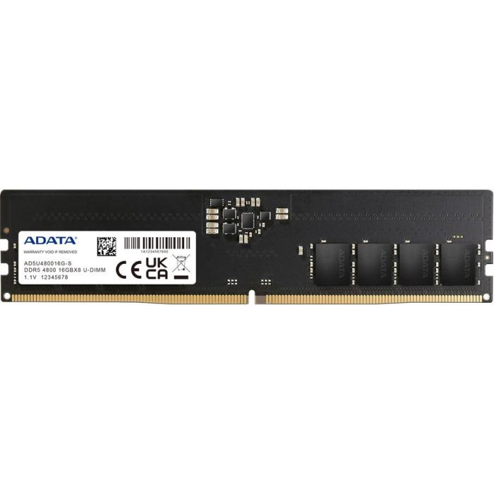 Adata AD5U480016G-R Memoria RAM DDR5 16GB UDIMM 4800 MHz Compatible con Intel Core 12th 0 Adata AD5U480016G-R Memoria RAM DDR5 16GB UDIMM 4800 MHz Compatible con Intel Core 12th 0