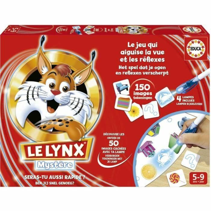 Educa 19699 LYNX MYSTeRE Juego de agudeza visual 150 Imágenes