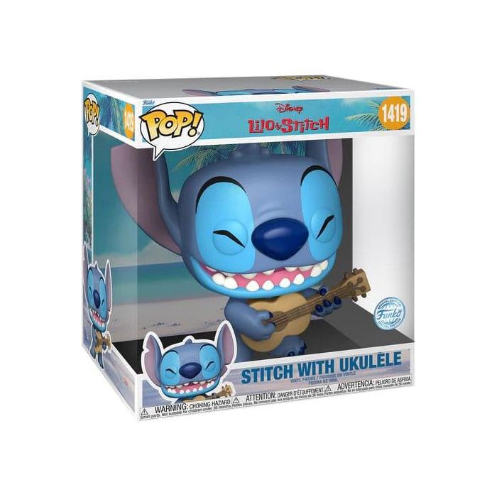 Funko Pop Jumbo Stitch W Ukelele 1 Funko Pop Jumbo Stitch W Ukelele 1
