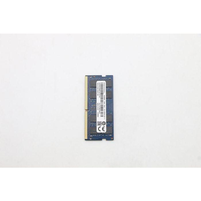 Lenovo 16GB DDR4 SODIMM memory module, 3200MHz speed, 1.2V voltage, dual rank, non-ECC, 260-pin design for laptops. 2 Lenovo 16GB DDR4 SODIMM memory module, 3200MHz speed, 1.2V voltage, dual rank, non-ECC, 260-pin design for laptops. 2