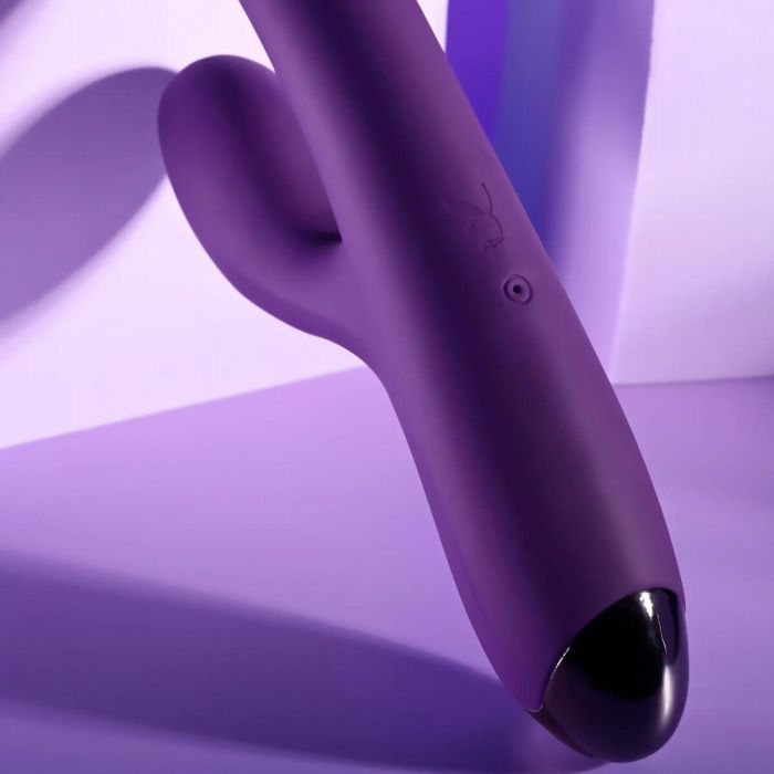 Vibrador Doble Estimulación Evolved Playboy Morado Púrpura 15 Vibrador Doble Estimulación Evolved Playboy Morado Púrpura 15