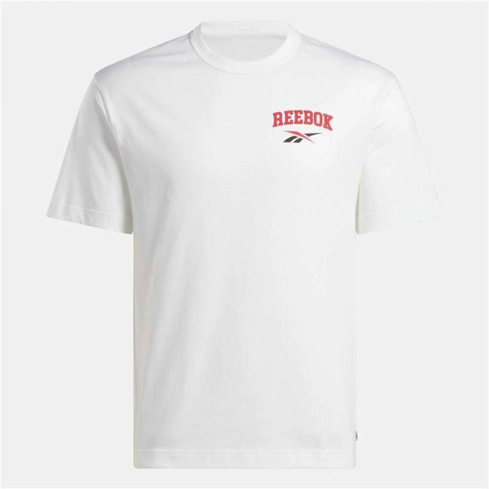 Camiseta de Manga Corta Hombre Reebok Gs Hs Guaranteed Tee Blanco 4 Camiseta de Manga Corta Hombre Reebok Gs Hs Guaranteed Tee Blanco 4