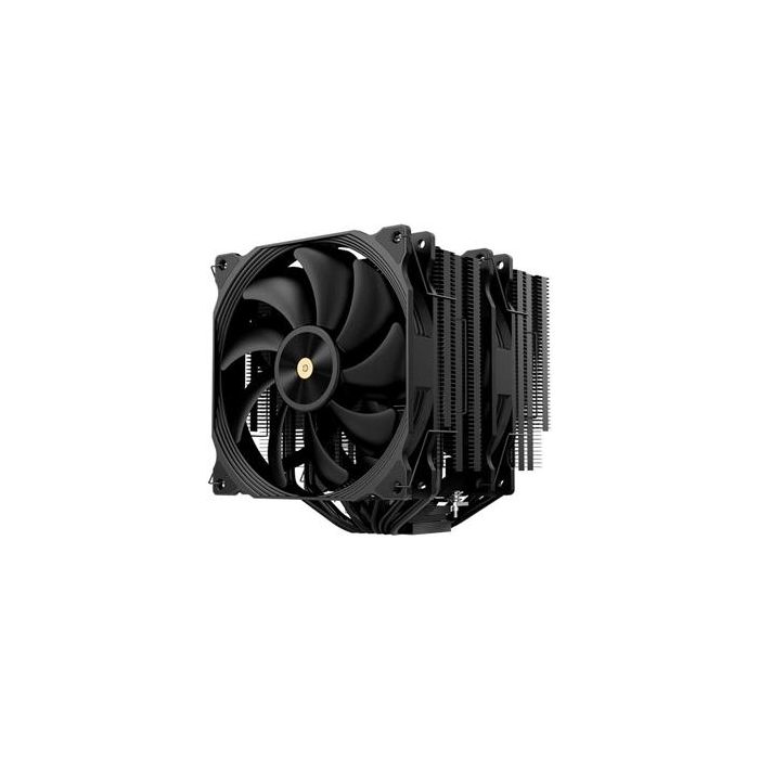 Hiditec CPUH10003 Disipador CPU C40 Pro Doble Torre, 2x 140mm FDB, 6 Heatpipes, 290W TDP, Compatible LGA 1851/1700/AM5/AM4