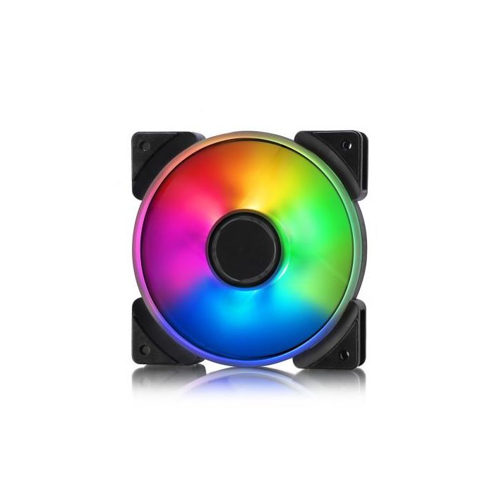 Fractal Design Ventilador Prisma AL-12 PWM 12cm Negro Blanco Iluminación LED PWM para Carcasa de Ordenador 0 Fractal Design Ventilador Prisma AL-12 PWM 12cm Negro Blanco Iluminación LED PWM para Carcasa de Ordenador 0