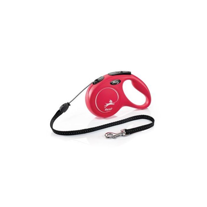 Flexi Correa New Classic M Cordón 8M Rojo - Correa para Perros, 8 Metros, Rojo, Fabricado en Alemania Flexi Correa New Classic M Cordón 8M Rojo - Correa para Perros, 8 Metros, Rojo, Fabricado en Alemania