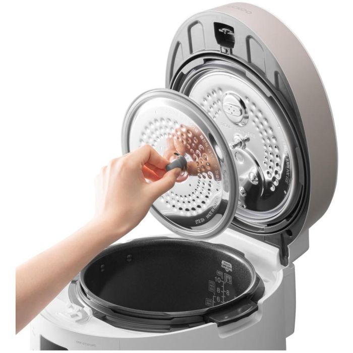 Cuckoo Reiskocher 1.80l CRP-ST1009F Twin Pressure grau 12