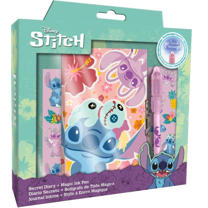 Diario + Boligrafo magico Stitch Disney 0 Diario + Boligrafo magico Stitch Disney 0