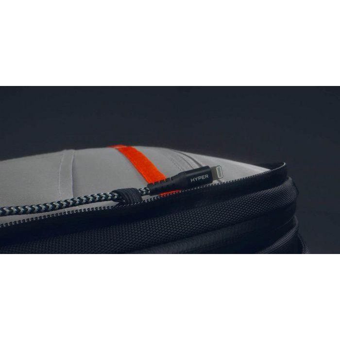 Hyper HyperPack Pro Mochila con Localizador Apple Find My, 22L, Resistente Agua Cordura, Antirrobo para Profesional 18