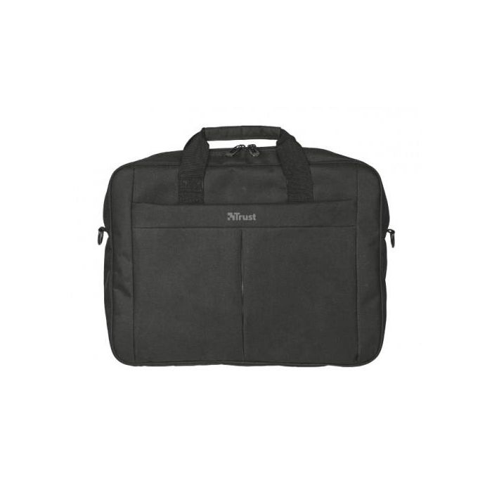 Trust Primo, Maletín Color Negro Para Portatil De Hasta 16'' Compartimento Principal Acolchado Y Correa Para El Hombro Ajustable 3 Trust Primo, Maletín Color Negro Para Portatil De Hasta 16'' Compartimento Principal Acolchado Y Correa Para El Hombro Ajustable 3