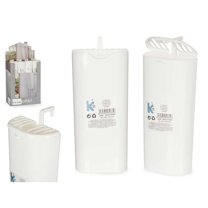 Humidificador Gondol 500 ml plástico blanco 7.5x21.5x9 cm (44 Unidades) Humidificador Gondol 500 ml plástico blanco 7.5x21.5x9 cm (44 Unidades)