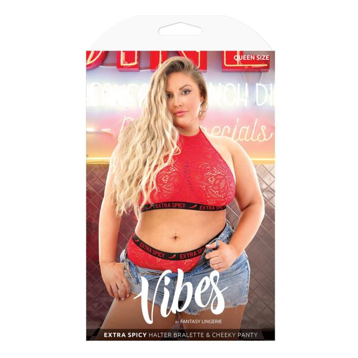 Conjunto de Lencería Fantasy Lingerie Rojo (Queen size) (Queen) 0 Conjunto de Lencería Fantasy Lingerie Rojo (Queen size) (Queen) 0