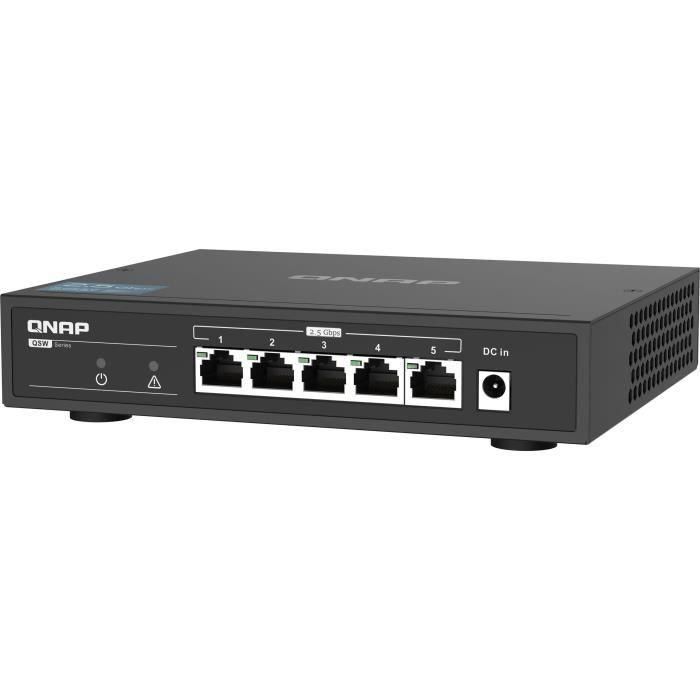 QNAP QSW-1105-5T Switch No Administrado 5 Puertos Gigabit Ethernet Negro 5 QNAP QSW-1105-5T Switch No Administrado 5 Puertos Gigabit Ethernet Negro 5