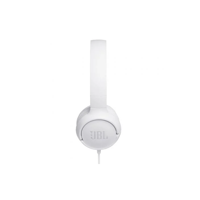 JBL Auriculares Tune 500 con Micrófono Jack 3.5 Blancos JBLT500WHT