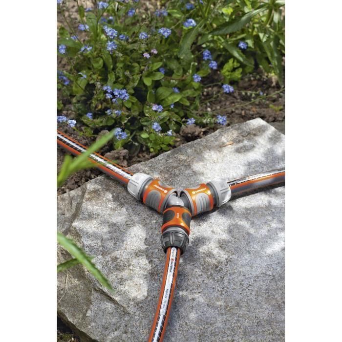 Gardena 18287-20 Kit de derivación para ramal de manguera 13mm (1/2'') y 15mm (5/8''), 3 conectores de riego, conector en Y 4 Gardena 18287-20 Kit de derivación para ramal de manguera 13mm (1/2'') y 15mm (5/8''), 3 conectores de riego, conector en Y 4