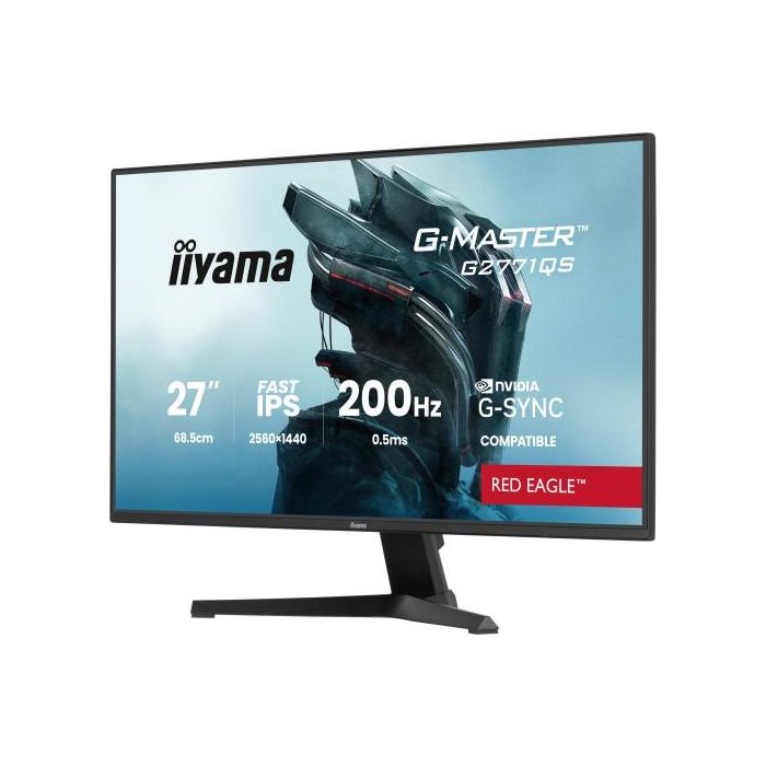 Iiyama G2771Qs-B1 Pantalla para Pc 68,6 Cm (27") 2560 X 1440 Pixeles Wide Quad Hd Negro 1