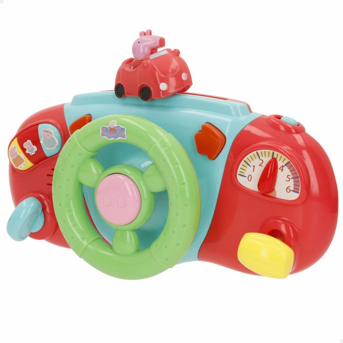 Volante para Carrito de Paseo Peppa Pig 26 x 17 x 7 cm (4 Unidades) 6 Volante para Carrito de Paseo Peppa Pig 26 x 17 x 7 cm (4 Unidades) 6