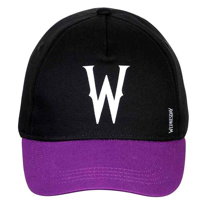 Gorra Infantil W Wednesday Miércoles Negro 0 Gorra Infantil W Wednesday Miércoles Negro 0