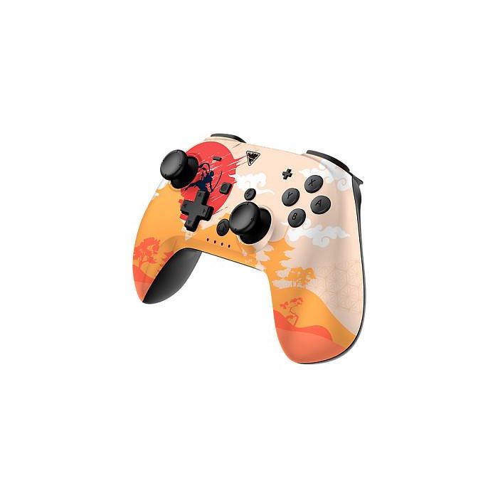 Dragonshock Poptop Compact Gamepad Inalámbrico para Nintendo Switch, Bluetooth, Girosopio, Botones Programables, Batería Recargable, Color Rising Sun 1