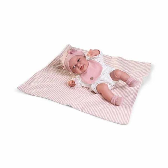 Muñeca baby clara posturitas con mantita 34 cmm cuerpo tela 3 Muñeca baby clara posturitas con mantita 34 cmm cuerpo tela 3