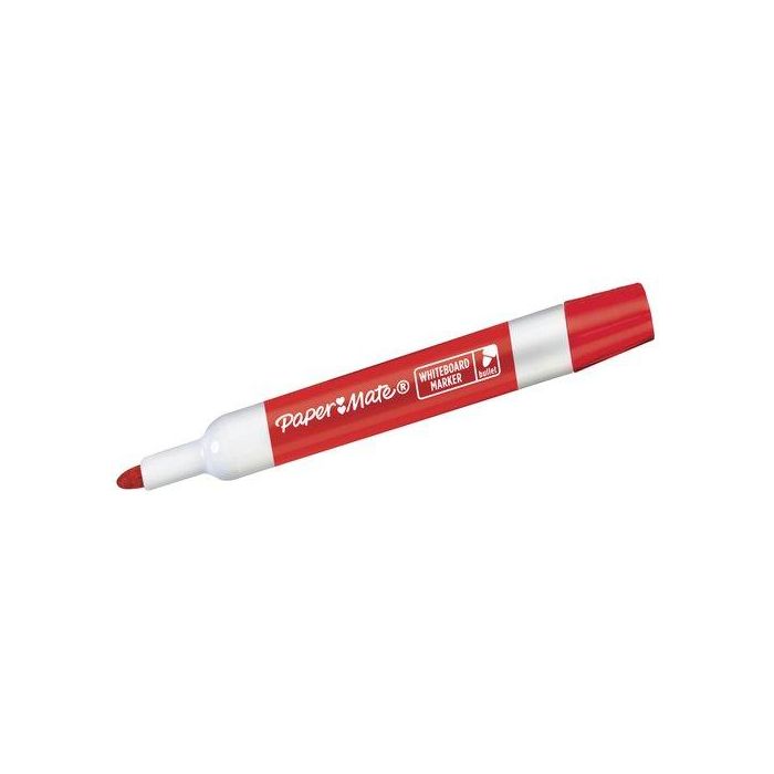 Marcador Pizarra Blanca Paper Mate Rojo (Set de 12)