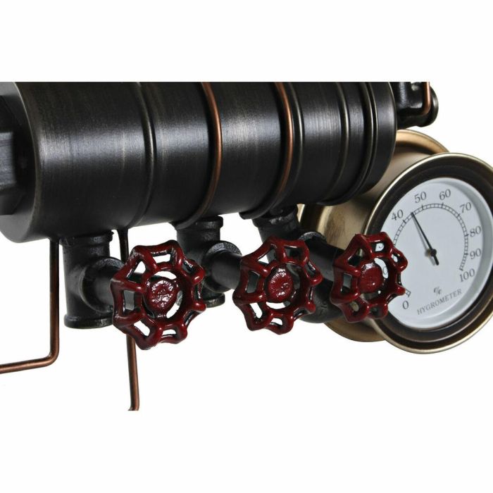 Reloj Pared Vintage DKD Home Decor Negro Cobrizo 13 x 60 x 47 cm (2 Unidades) 2 Reloj Pared Vintage DKD Home Decor Negro Cobrizo 13 x 60 x 47 cm (2 Unidades) 2