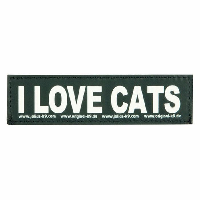 Etiquetas para arnés Trixie I LOVE CATS L 1 Etiquetas para arnés Trixie I LOVE CATS L 1