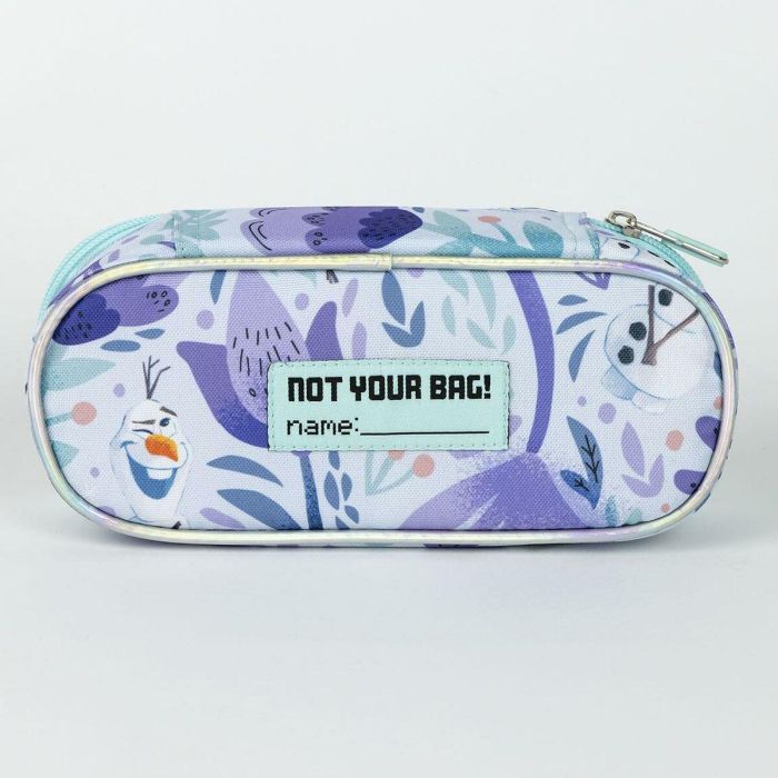 Estuche portatodo ovalado frozen 8.5 x 5.0 x 22.5 cm 2