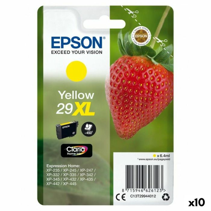 Epson Cartucho de Tinta 29XL C1329944012 Amarillo para XP235/XP332/XP335/XP432/XP435 Epson Cartucho de Tinta 29XL C1329944012 Amarillo para XP235/XP332/XP335/XP432/XP435