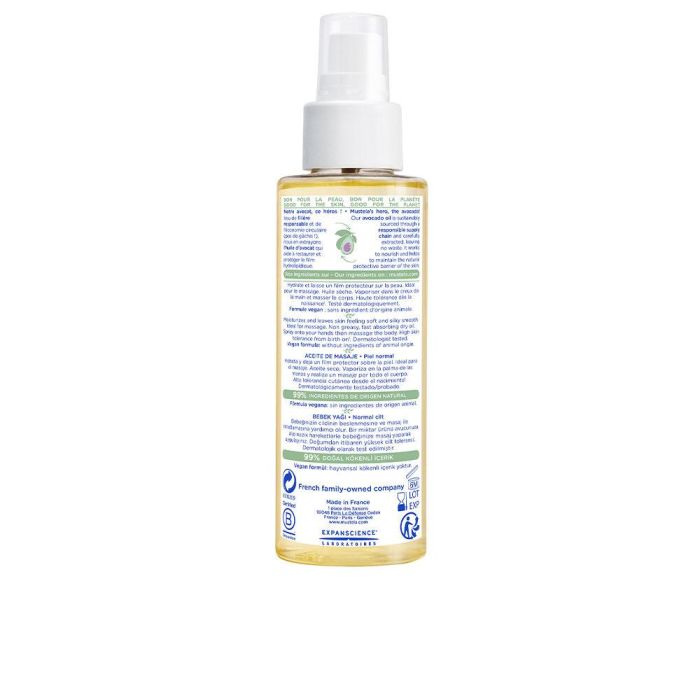 Mustela Aceite de Masaje para Bebé 100 ml - Hidratante y Calmante para Pieles Sensibles desde el Nacimiento 1 Mustela Aceite de Masaje para Bebé 100 ml - Hidratante y Calmante para Pieles Sensibles desde el Nacimiento 1