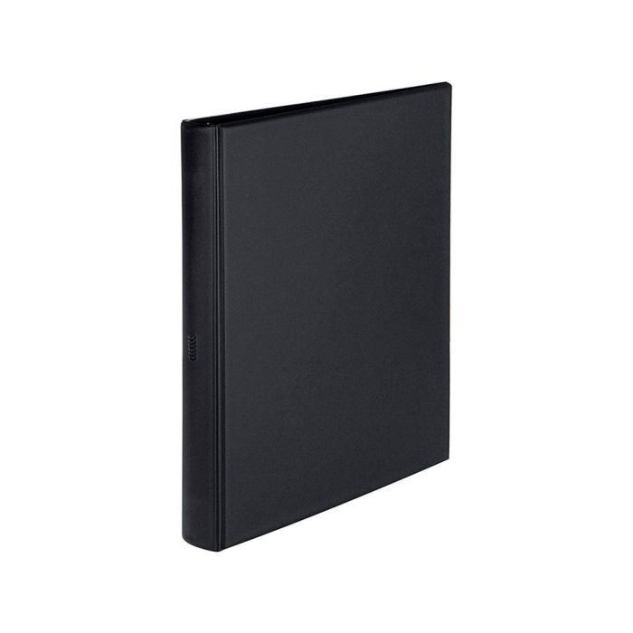 Carpeta Multifin Alfa 3005-G 16 Anillas 40 mm Plastico Folio Negro 1