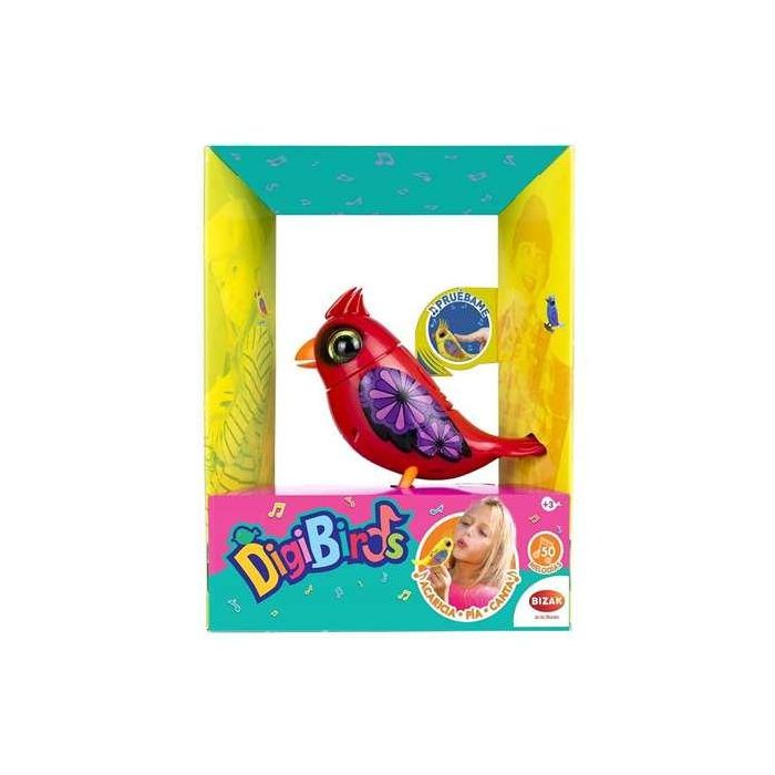 Bizak Pajaro Cantarin Digibirds SDOS Pack 1 8,5 cm +30 Melodias Color Surtido 19