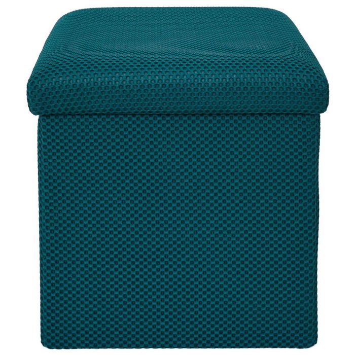 Caja-Puf Plegable Atom Azul Home Deco Factory 3 Caja-Puf Plegable Atom Azul Home Deco Factory 3