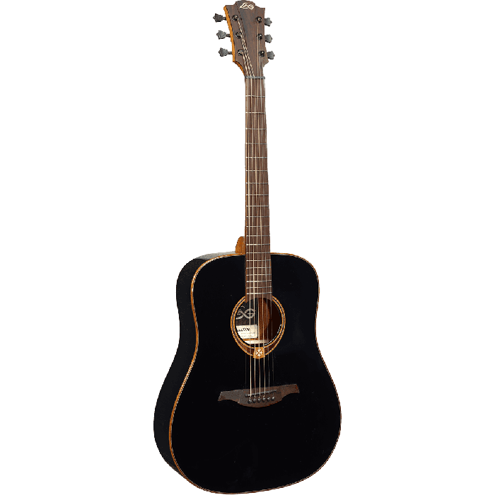 LAG Tramontane 118 Guitarra Acústica Dreadnought Negra Brillante 1 LAG Tramontane 118 Guitarra Acústica Dreadnought Negra Brillante 1