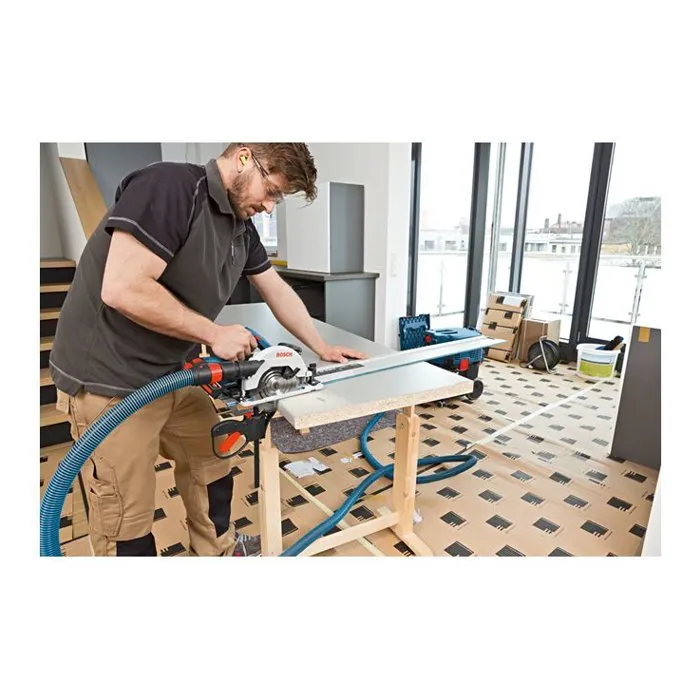 Bosch Professional 06016A2101 Sierra Circular GKS 18V-57 G con Hoja de 165 mm Sin Batería en L-BOXX