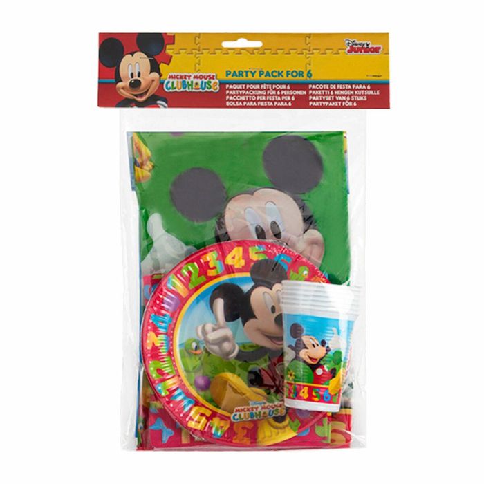 Set Artículos de Fiesta Mickey Mouse (6 Unidades) 1 Set Artículos de Fiesta Mickey Mouse (6 Unidades) 1