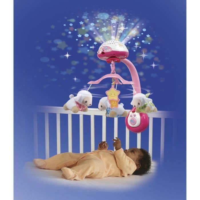 VTECH - Vtech Baby - Mobile Lumi Mobile Contador de ovejas rosa 2 VTECH - Vtech Baby - Mobile Lumi Mobile Contador de ovejas rosa 2