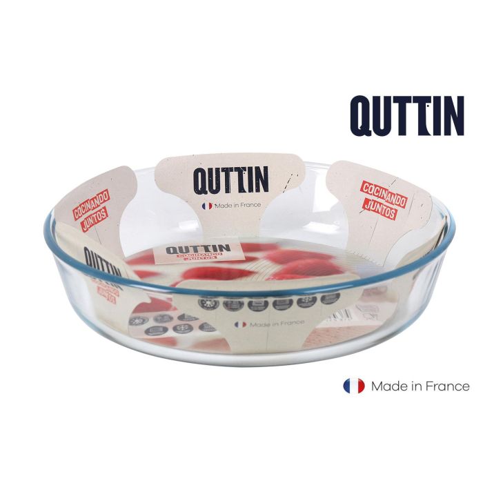 Fuente de vidrio hondo Quttin 26 cm diámetro, 2.3 litros (6 Unidades) Fuente de vidrio hondo Quttin 26 cm diámetro, 2.3 litros (6 Unidades)