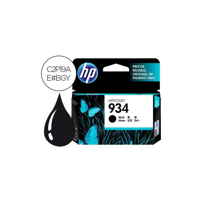 Ink-Jet Hp 934 Officejet 6815- 6230 - 6830 Negro 400 Pag