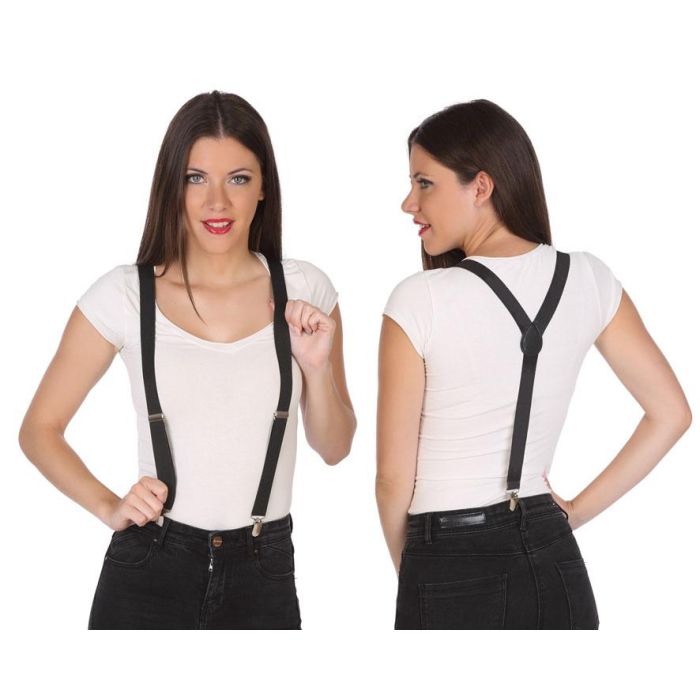 Tirantes Carnaval Negro Unisex Adulto Tirantes Carnaval Negro Unisex Adulto