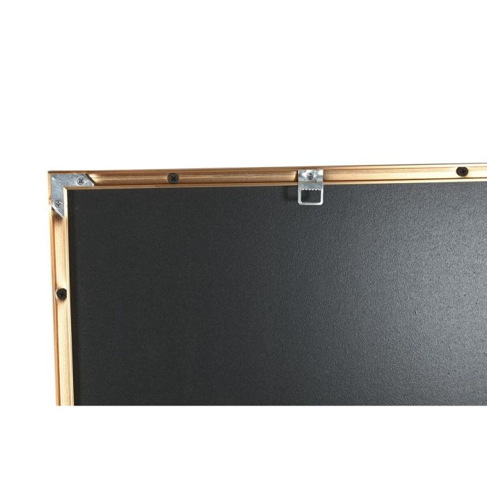 DKD Home Decor Cuadro de Pared Glam Aluminio MDF Dorado Marrón 80x160cm con Hojas de Palmera (2 Unidades) 1