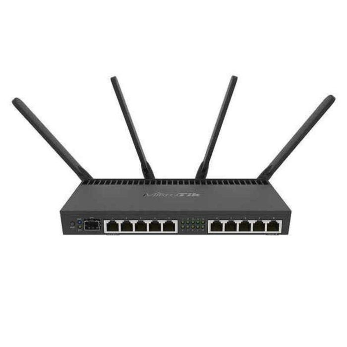 Mikrotik RB4011iGS+5HacQ2HnD-IN Router Inalámbrico Wi-Fi 5 Doble Banda (2.4/5 GHz) Gigabit Ethernet 1733Mbps Negro