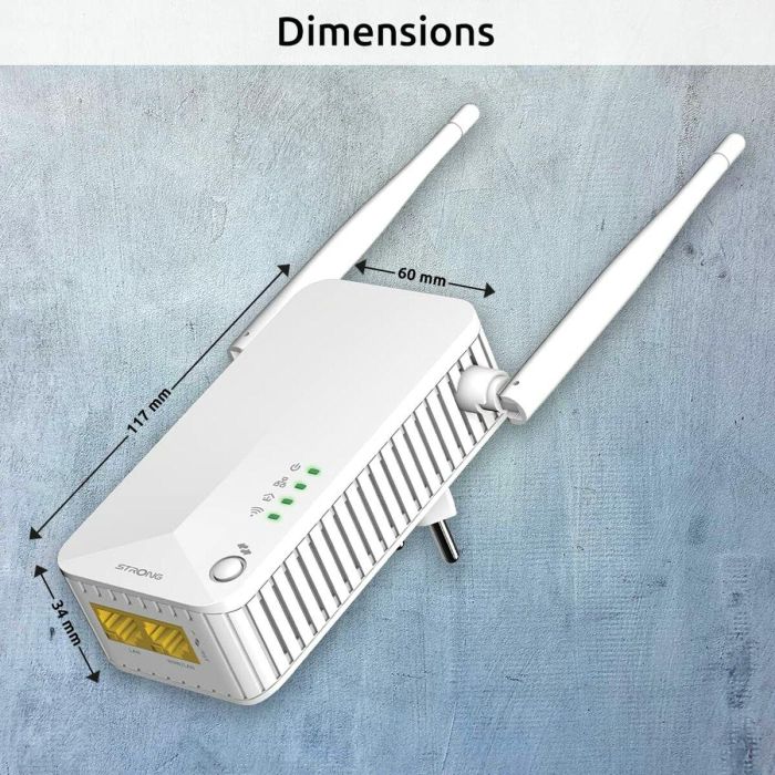Amplificador Wifi STRONG POWERLWF600DUOEUV2 Blanco 5 Amplificador Wifi STRONG POWERLWF600DUOEUV2 Blanco 5