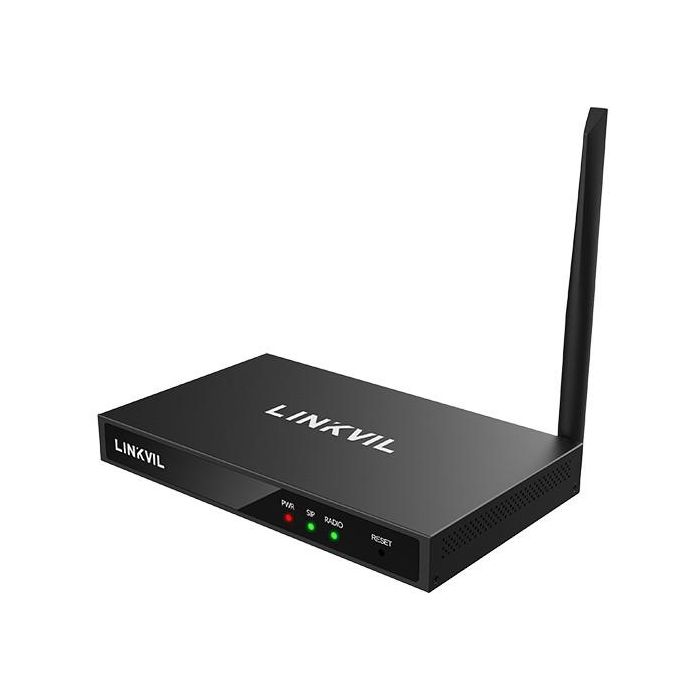 Fanvil W712 Teléfono IP DECT Inalámbrico Negro, Conexión Ethernet GigE PoE, Audio HD, Soporte MicroSD, Indicadores LED, 10-100-1000Mbit/s 1