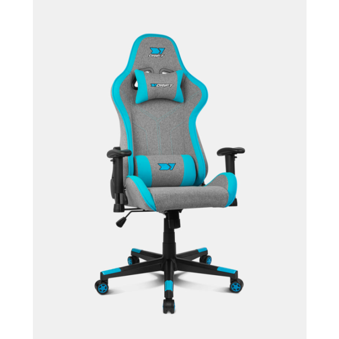 DRIFT DR90 PRO Silla para videojuegos de PC Asiento acolchado Azul, Gris