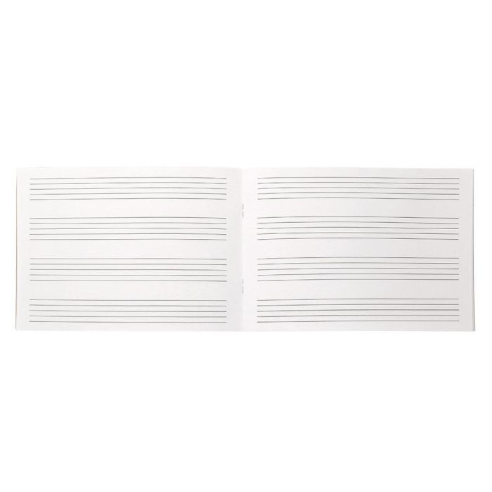 Bloc Musica Liderpapel Pentagrama 5 mm Cuarto 20 Hojas 100 gr-M2 grapado 6