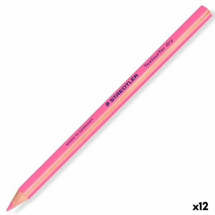 Staedtler Lápices Fluorescentes Top Star Triangular Rosa Mina Cera Neón No Traspasa Papel Caja 12 Unidades Certificado FSC 0 Staedtler Lápices Fluorescentes Top Star Triangular Rosa Mina Cera Neón No Traspasa Papel Caja 12 Unidades Certificado FSC 0