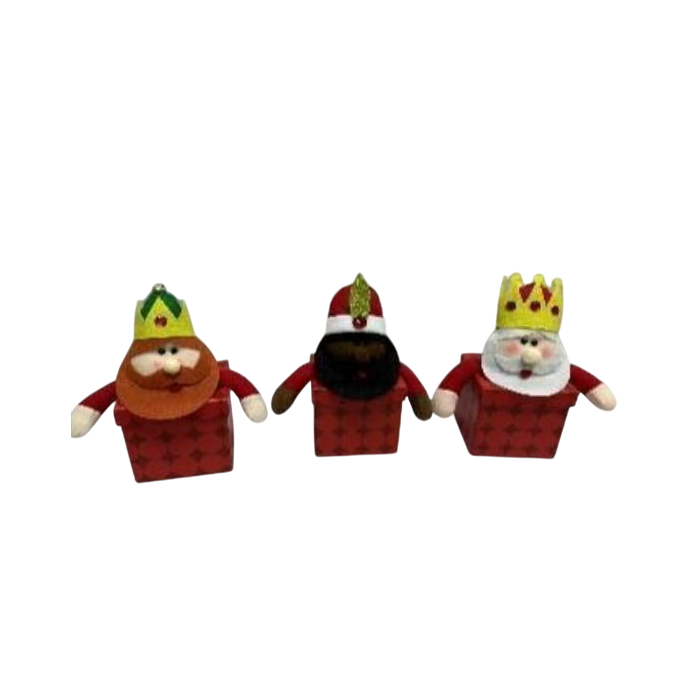 Caja Navidad Tradicional DKD Home Decor Multicolor 11 x 21 x 21 cm (6 Unidades) 0 Caja Navidad Tradicional DKD Home Decor Multicolor 11 x 21 x 21 cm (6 Unidades) 0