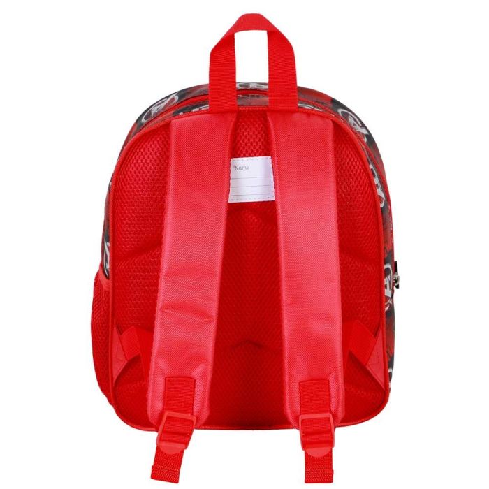 Mochila 3D Elite Almighty Marvel Los Vengadores Rojo 2